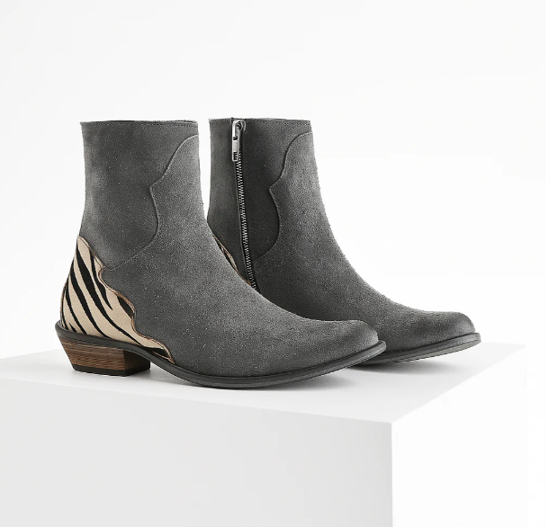 Stivali Urban da donna con particolare zebrato