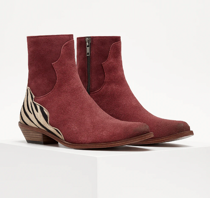 Stivali Urban da donna con particolare zebrato